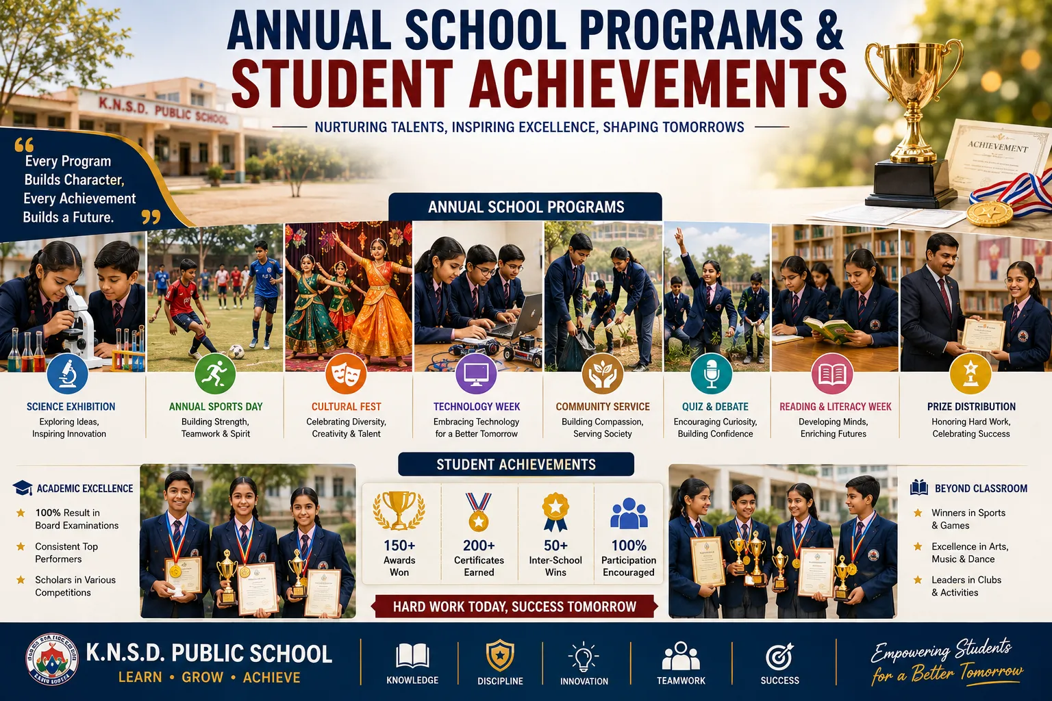 Annual School Program at KNSD Public School Bhadohi