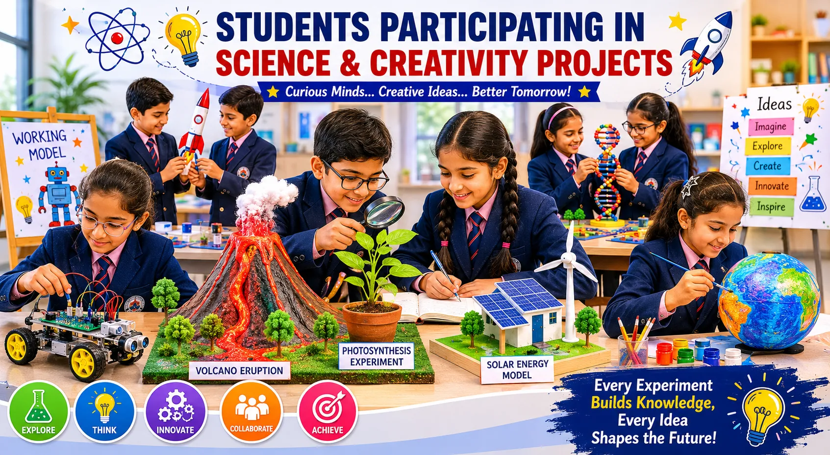 Science Exhibition at KNSD Public School Aurai